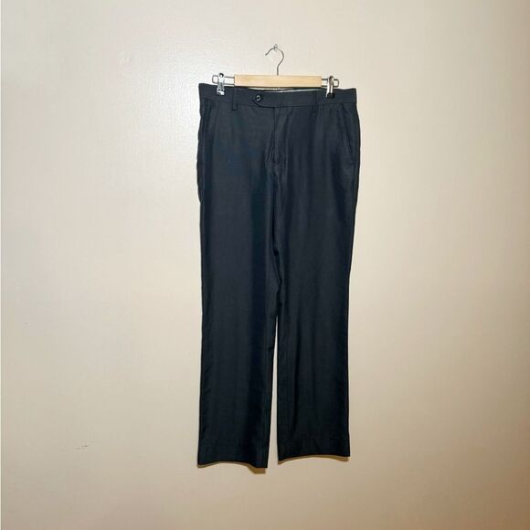 Men’s Charcoal Louis Philippe Dress Pants Size 32 EUC - Picture 1 of 7